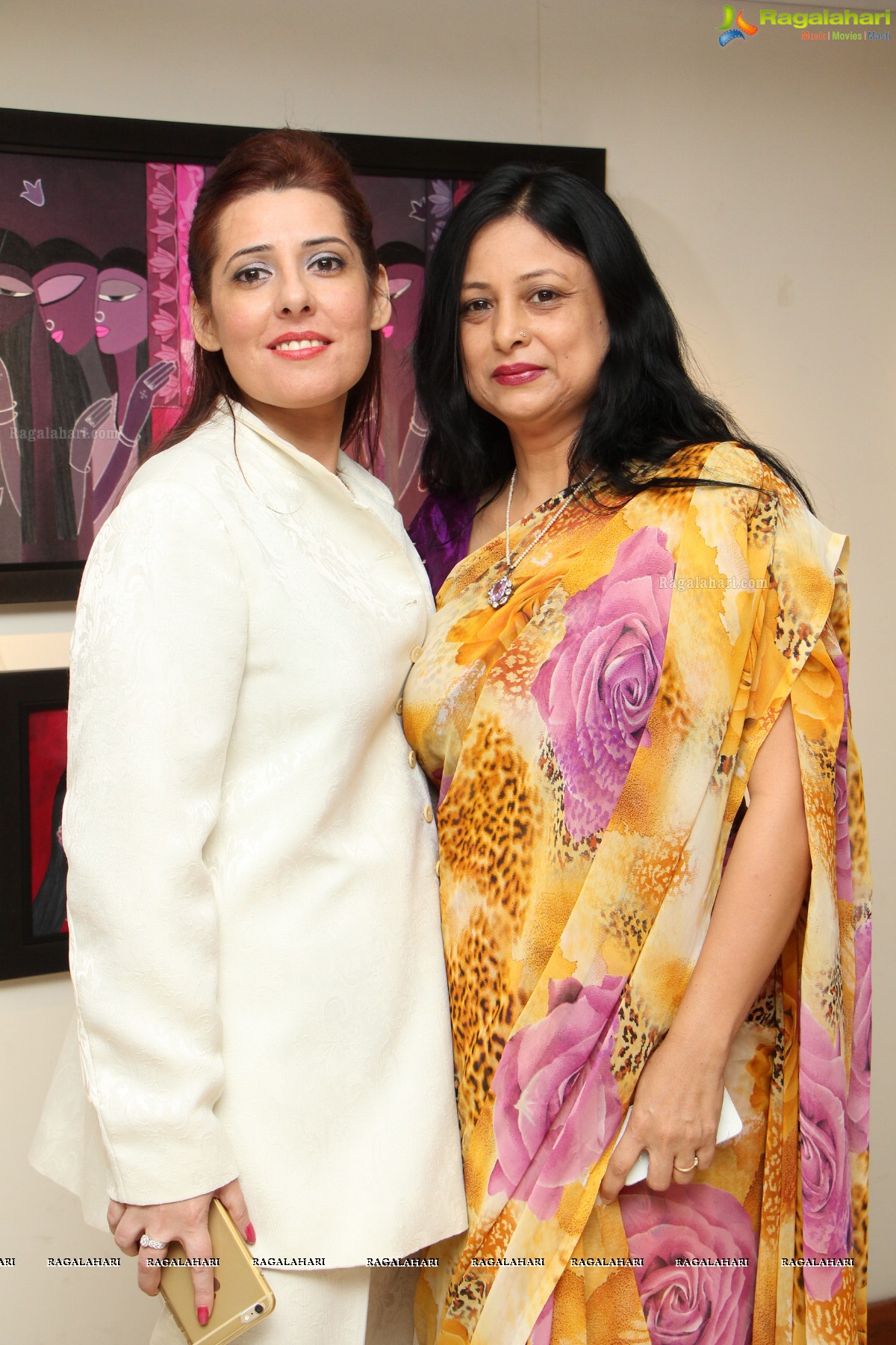 Solo Art Show of Rangoli Garg at Muse Art Gallery, Hyderabad (March 2015)