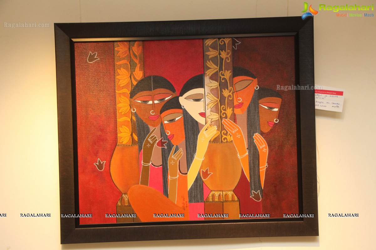 Solo Art Show of Rangoli Garg at Muse Art Gallery, Hyderabad (March 2015)