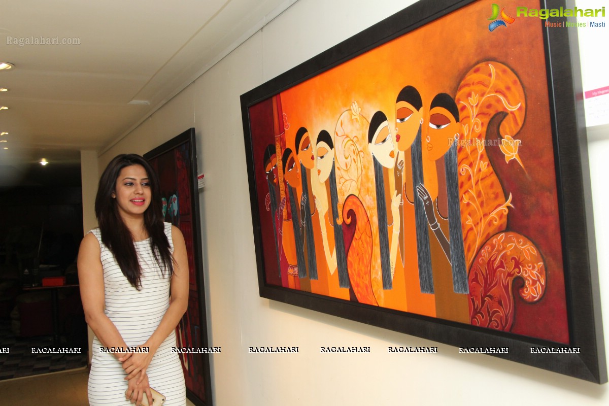 Solo Art Show of Rangoli Garg at Muse Art Gallery, Hyderabad (March 2015)