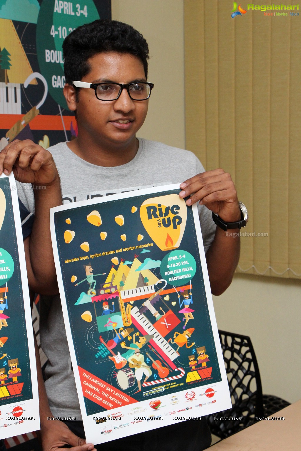 Rise Up 2015 - The Largest Sky Lantern Carnival Nation Poster Launch