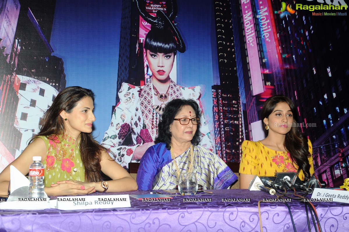 Pochampally goes to New York - A Press Meet by Shilpa Reddy