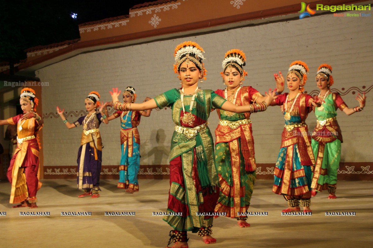 Kuchipudi Dance Ballet 'Sri Pathi Vaibhavam' by Guru Sridevi Students at Shilparamam