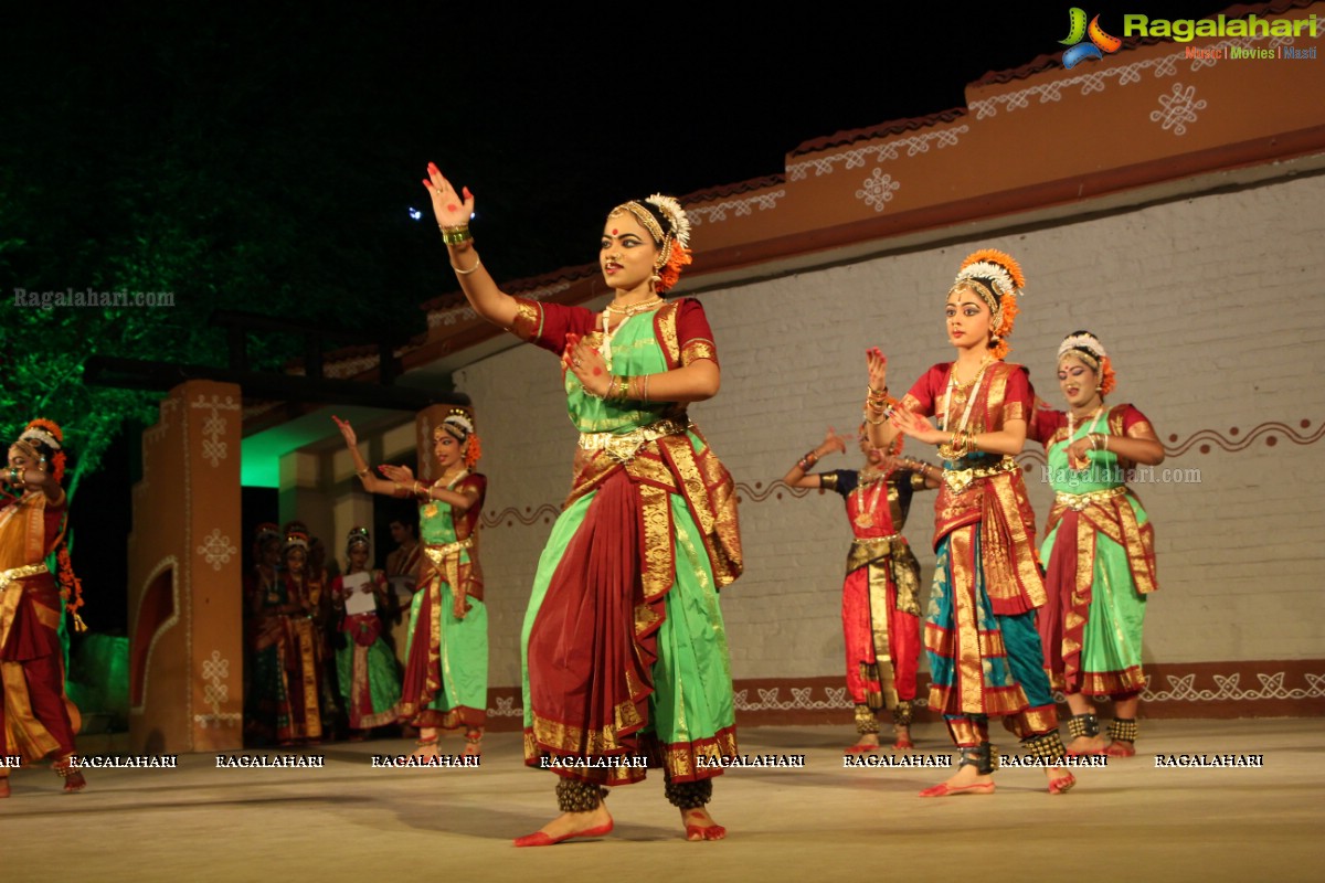 Kuchipudi Dance Ballet 'Sri Pathi Vaibhavam' by Guru Sridevi Students at Shilparamam