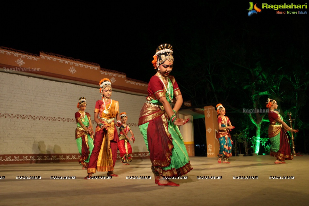 Kuchipudi Dance Ballet 'Sri Pathi Vaibhavam' by Guru Sridevi Students at Shilparamam