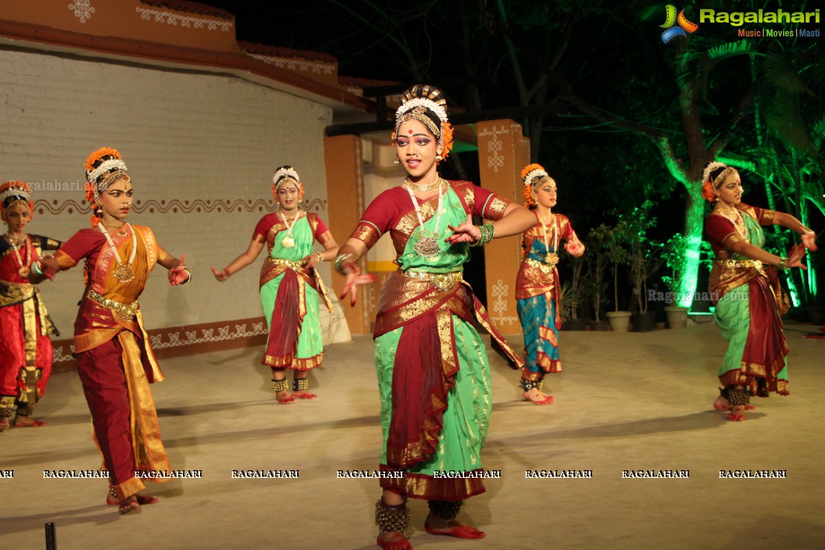 Kuchipudi Dance Ballet 'Sri Pathi Vaibhavam' by Guru Sridevi Students at Shilparamam