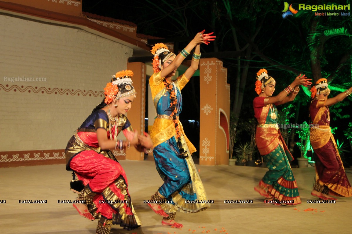 Kuchipudi Dance Ballet 'Sri Pathi Vaibhavam' by Guru Sridevi Students at Shilparamam