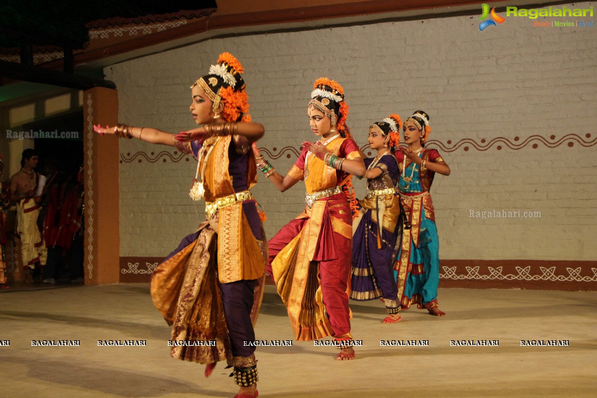 Kuchipudi Dance Ballet 'Sri Pathi Vaibhavam' by Guru Sridevi Students at Shilparamam