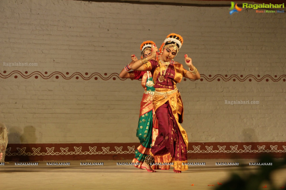 Kuchipudi Dance Ballet 'Sri Pathi Vaibhavam' by Guru Sridevi Students at Shilparamam