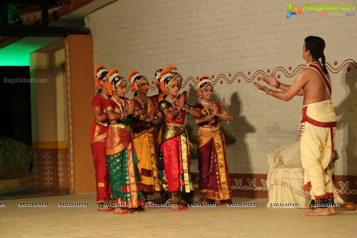 Kuchipudi Dance Ballet 'Sri Pathi Vaibhavam' by Guru Sridevi Students at Shilparamam