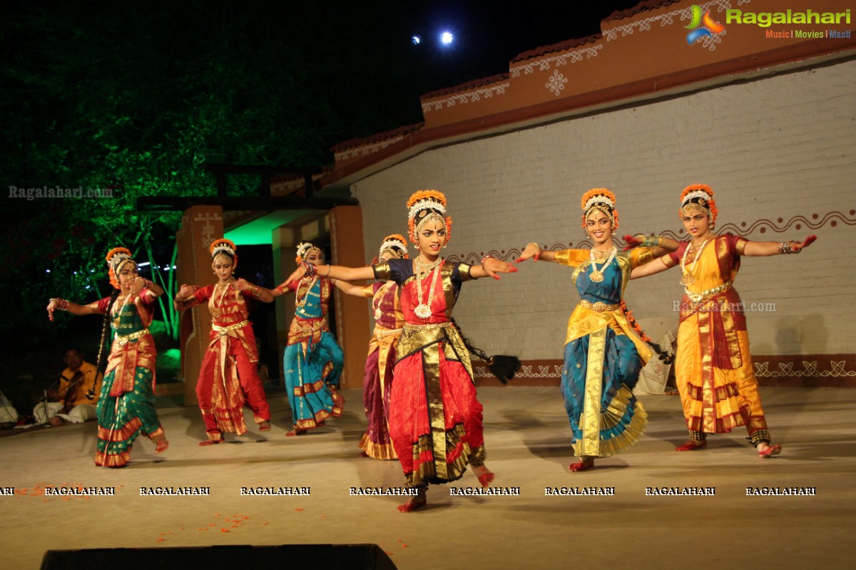 Kuchipudi Dance Ballet 'Sri Pathi Vaibhavam' by Guru Sridevi Students at Shilparamam