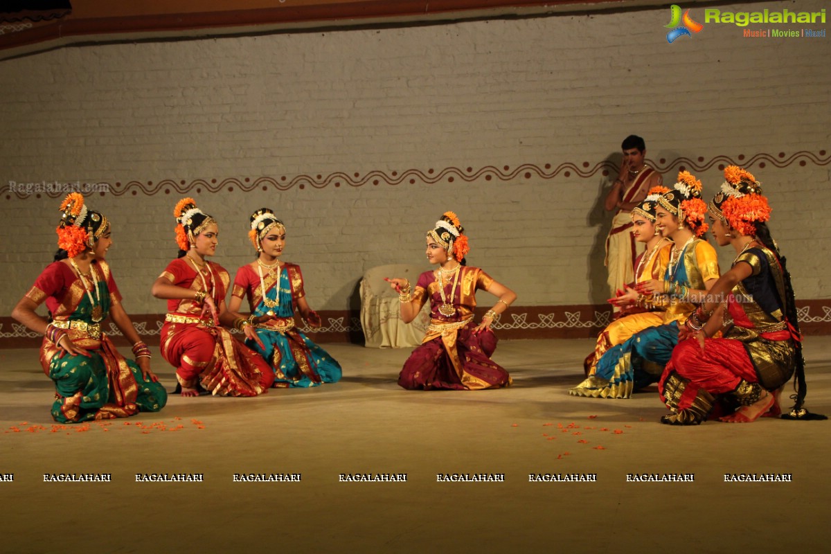 Kuchipudi Dance Ballet 'Sri Pathi Vaibhavam' by Guru Sridevi Students at Shilparamam