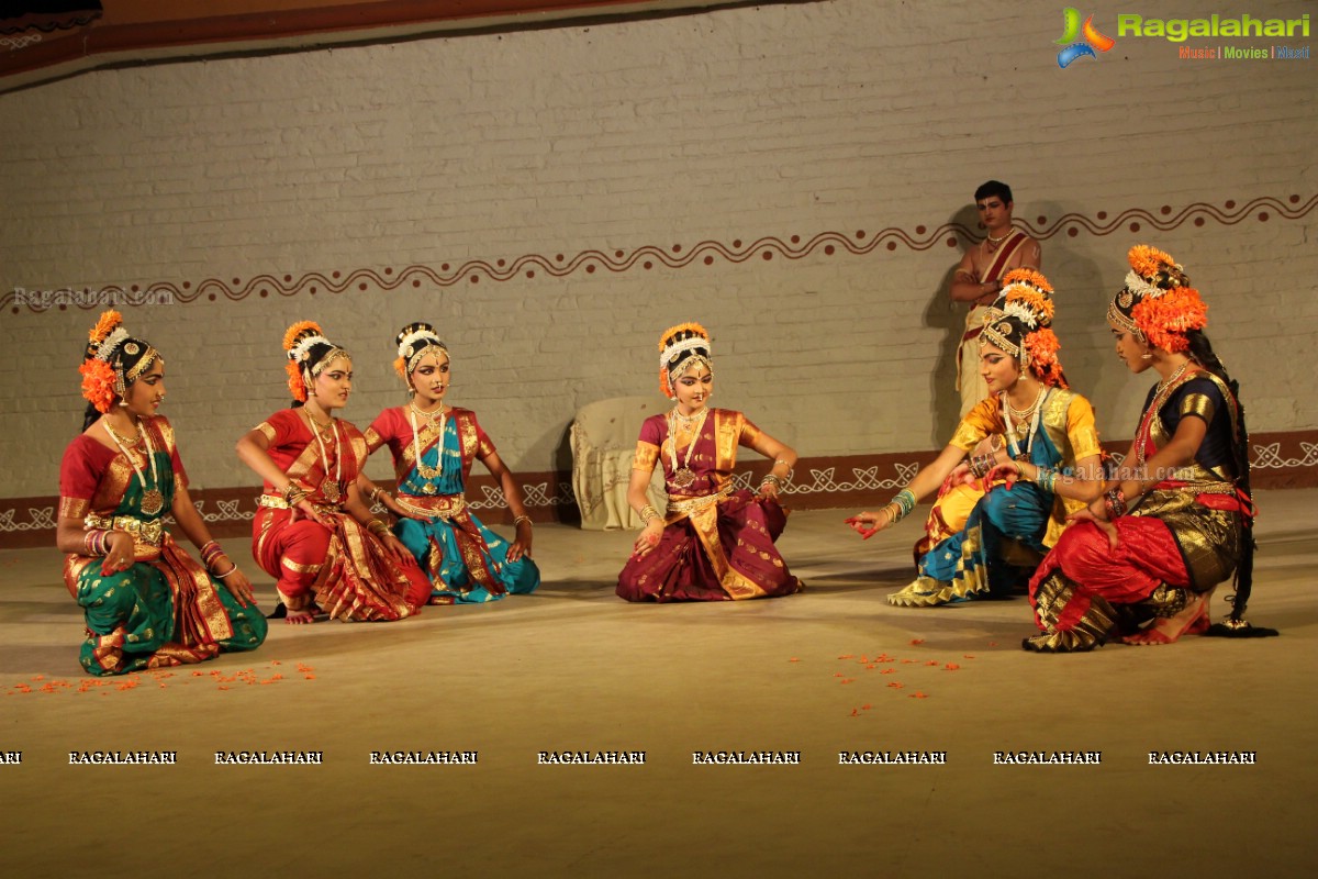 Kuchipudi Dance Ballet 'Sri Pathi Vaibhavam' by Guru Sridevi Students at Shilparamam