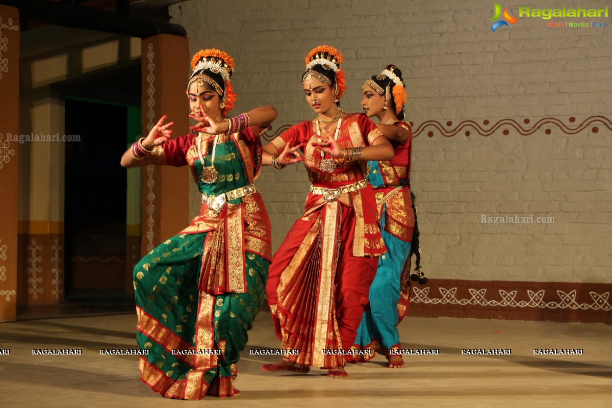 Kuchipudi Dance Ballet 'Sri Pathi Vaibhavam' by Guru Sridevi Students at Shilparamam