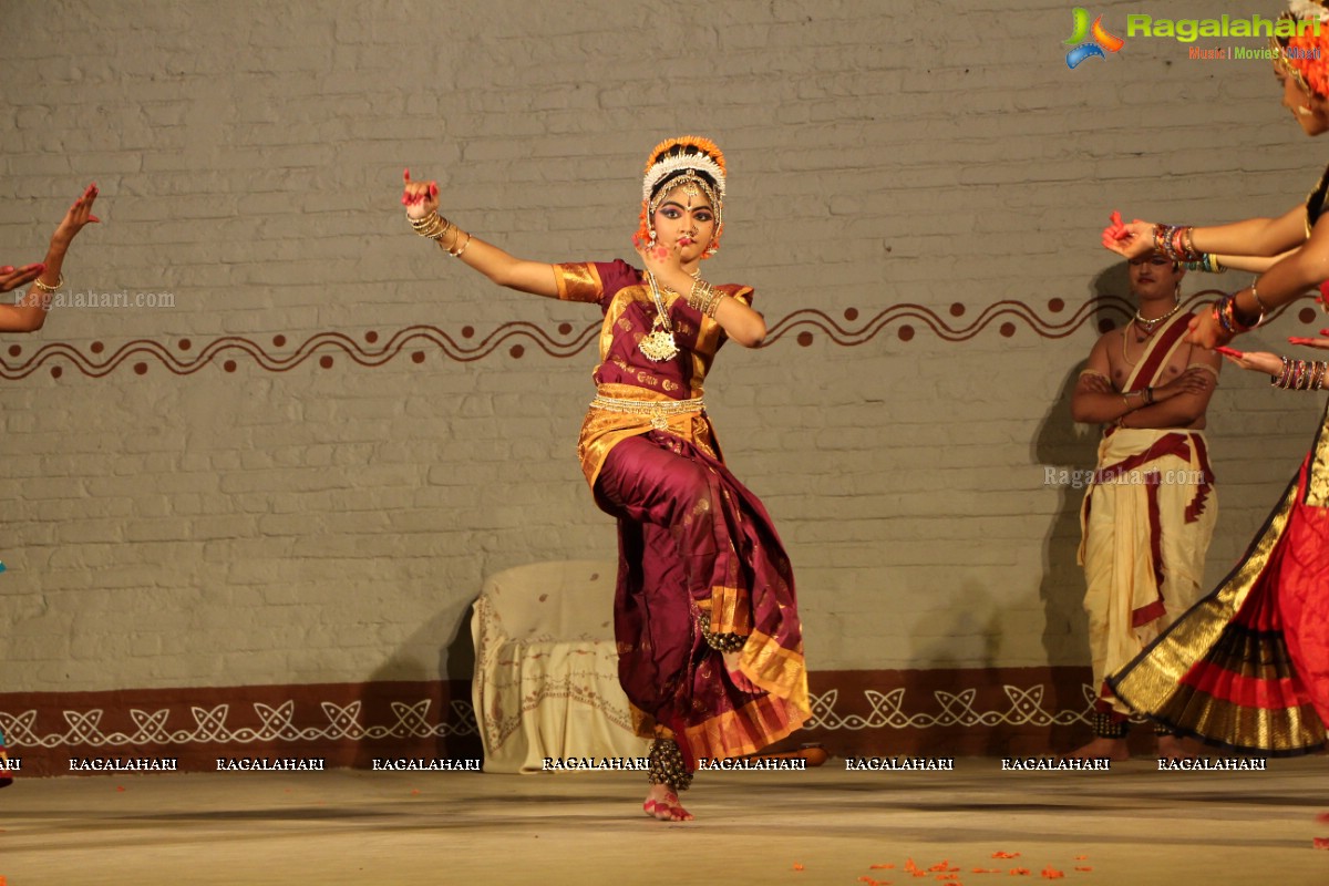 Kuchipudi Dance Ballet 'Sri Pathi Vaibhavam' by Guru Sridevi Students at Shilparamam