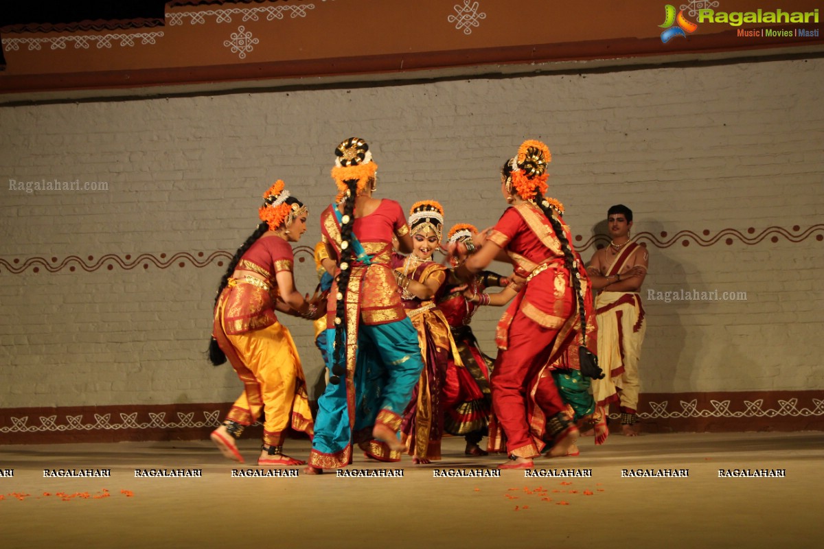 Kuchipudi Dance Ballet 'Sri Pathi Vaibhavam' by Guru Sridevi Students at Shilparamam