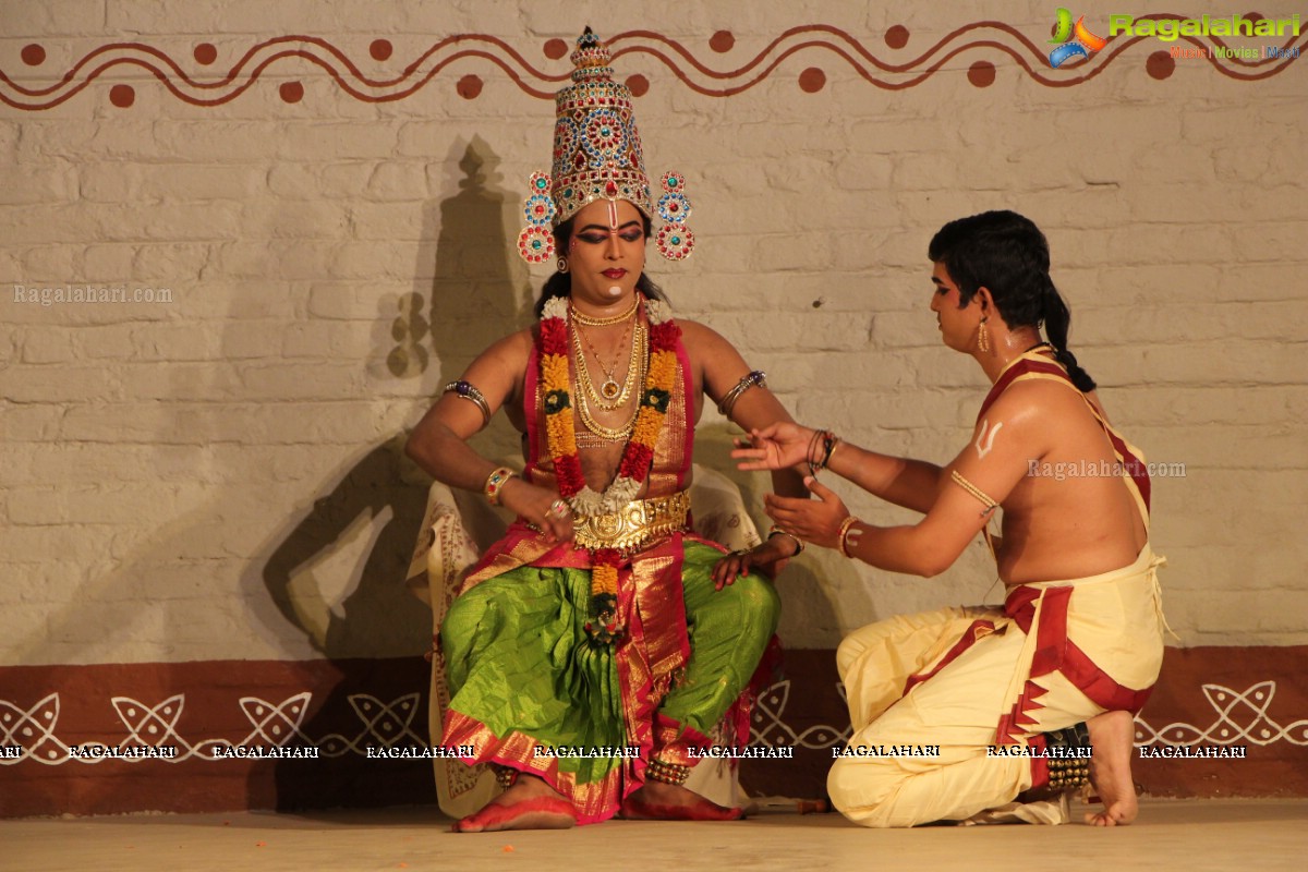 Kuchipudi Dance Ballet 'Sri Pathi Vaibhavam' by Guru Sridevi Students at Shilparamam