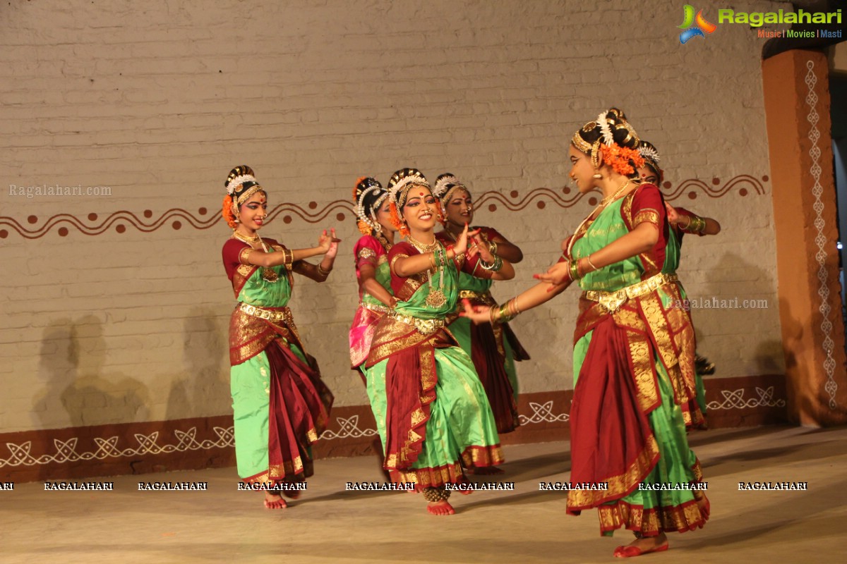 Kuchipudi Dance Ballet 'Sri Pathi Vaibhavam' by Guru Sridevi Students at Shilparamam