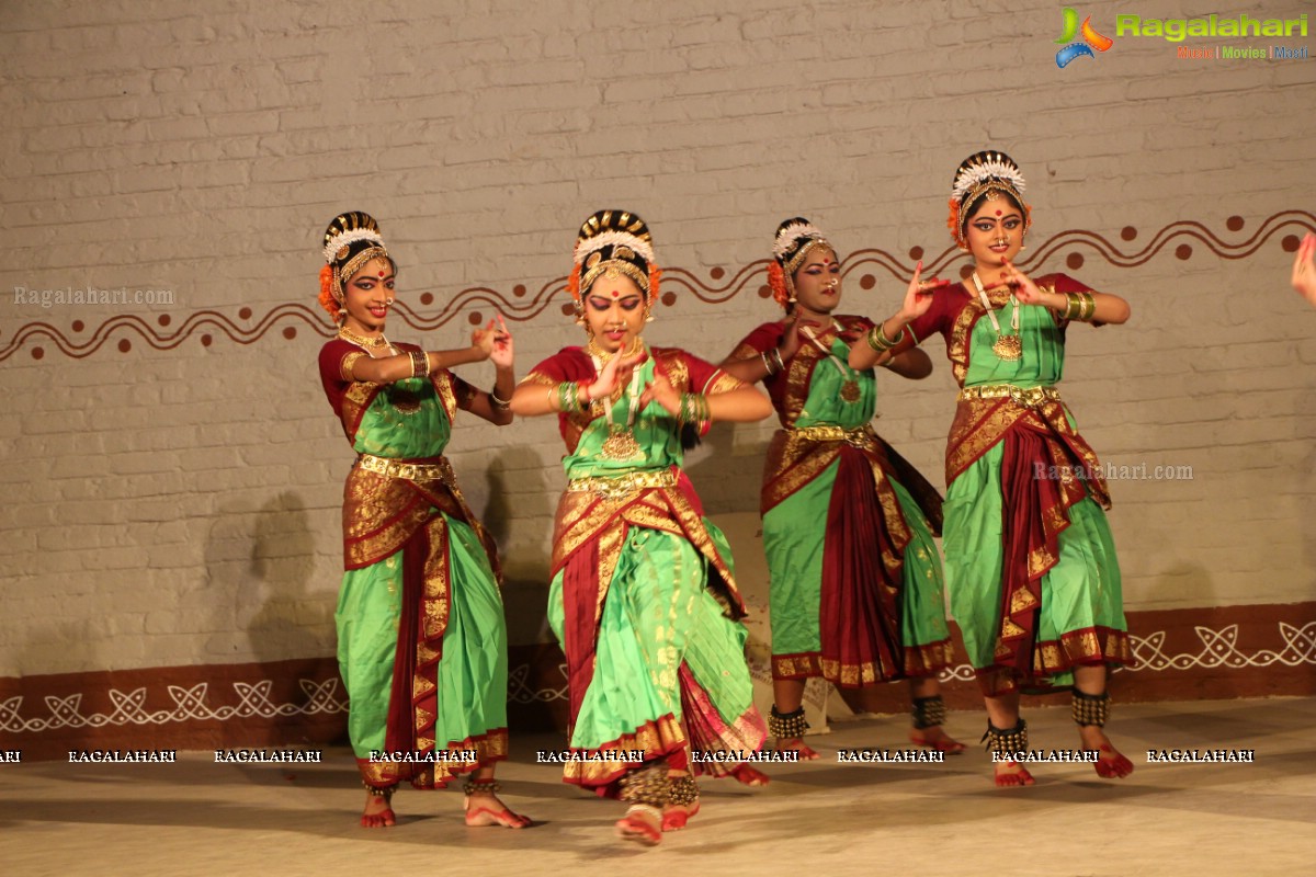 Kuchipudi Dance Ballet 'Sri Pathi Vaibhavam' by Guru Sridevi Students at Shilparamam