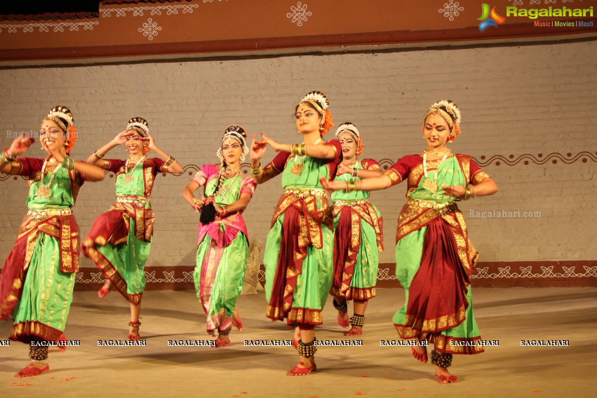 Kuchipudi Dance Ballet 'Sri Pathi Vaibhavam' by Guru Sridevi Students at Shilparamam