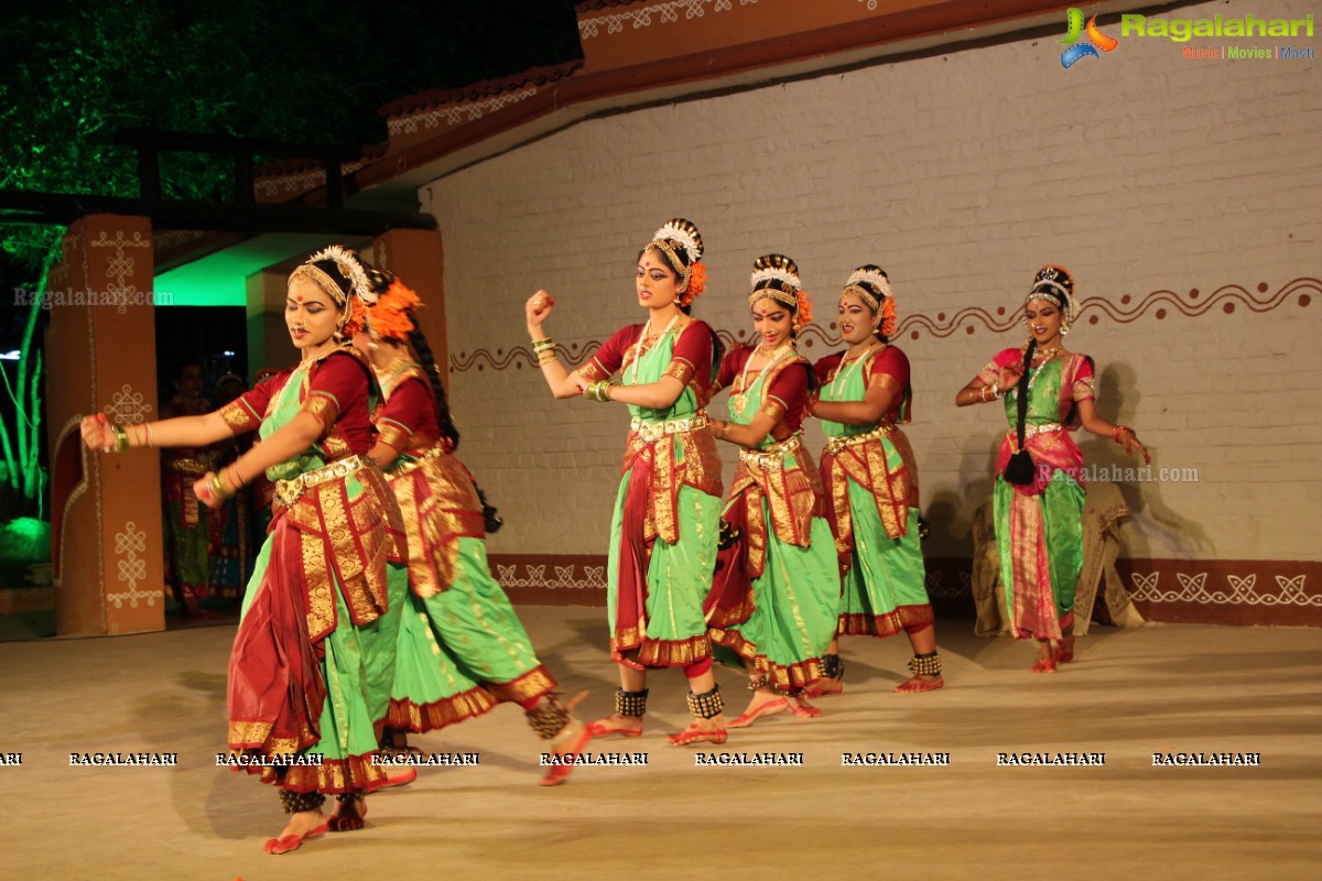 Kuchipudi Dance Ballet 'Sri Pathi Vaibhavam' by Guru Sridevi Students at Shilparamam