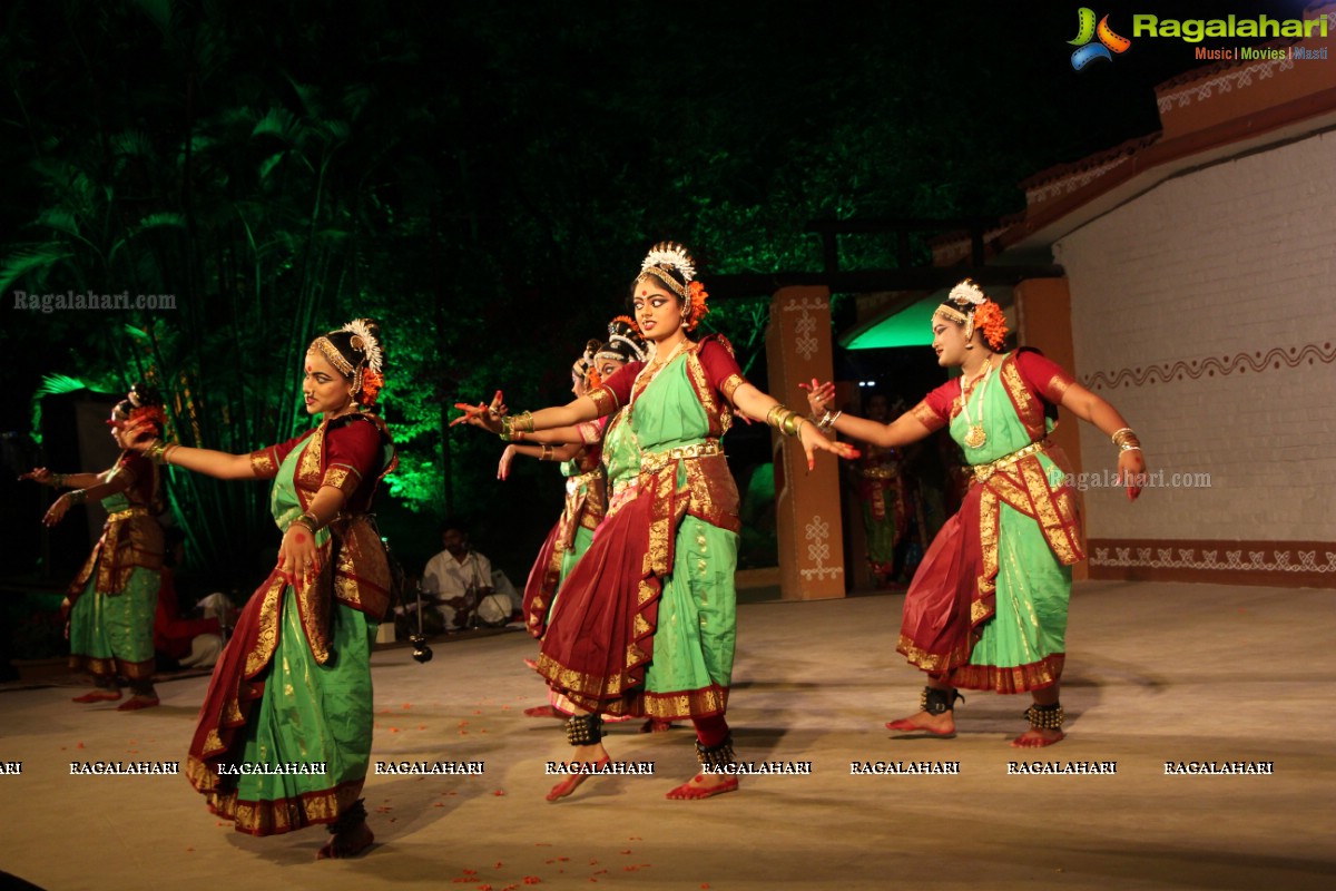 Kuchipudi Dance Ballet 'Sri Pathi Vaibhavam' by Guru Sridevi Students at Shilparamam