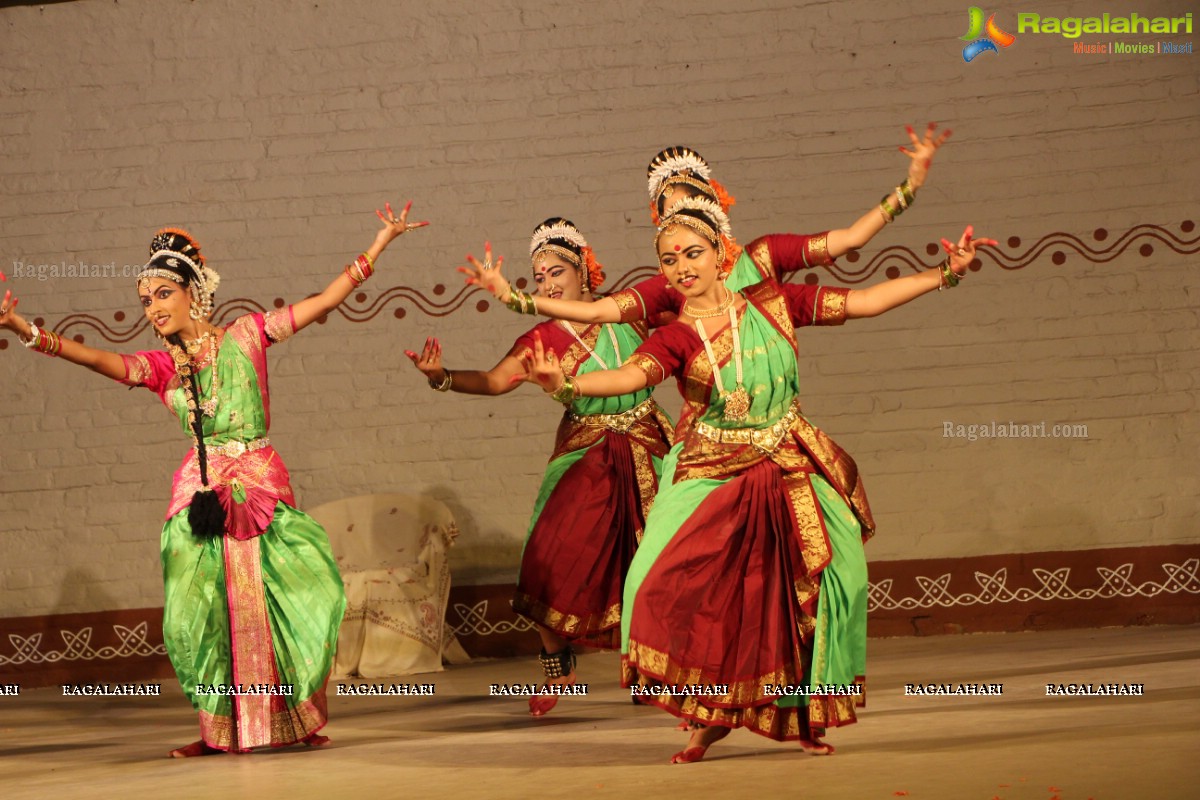 Kuchipudi Dance Ballet 'Sri Pathi Vaibhavam' by Guru Sridevi Students at Shilparamam