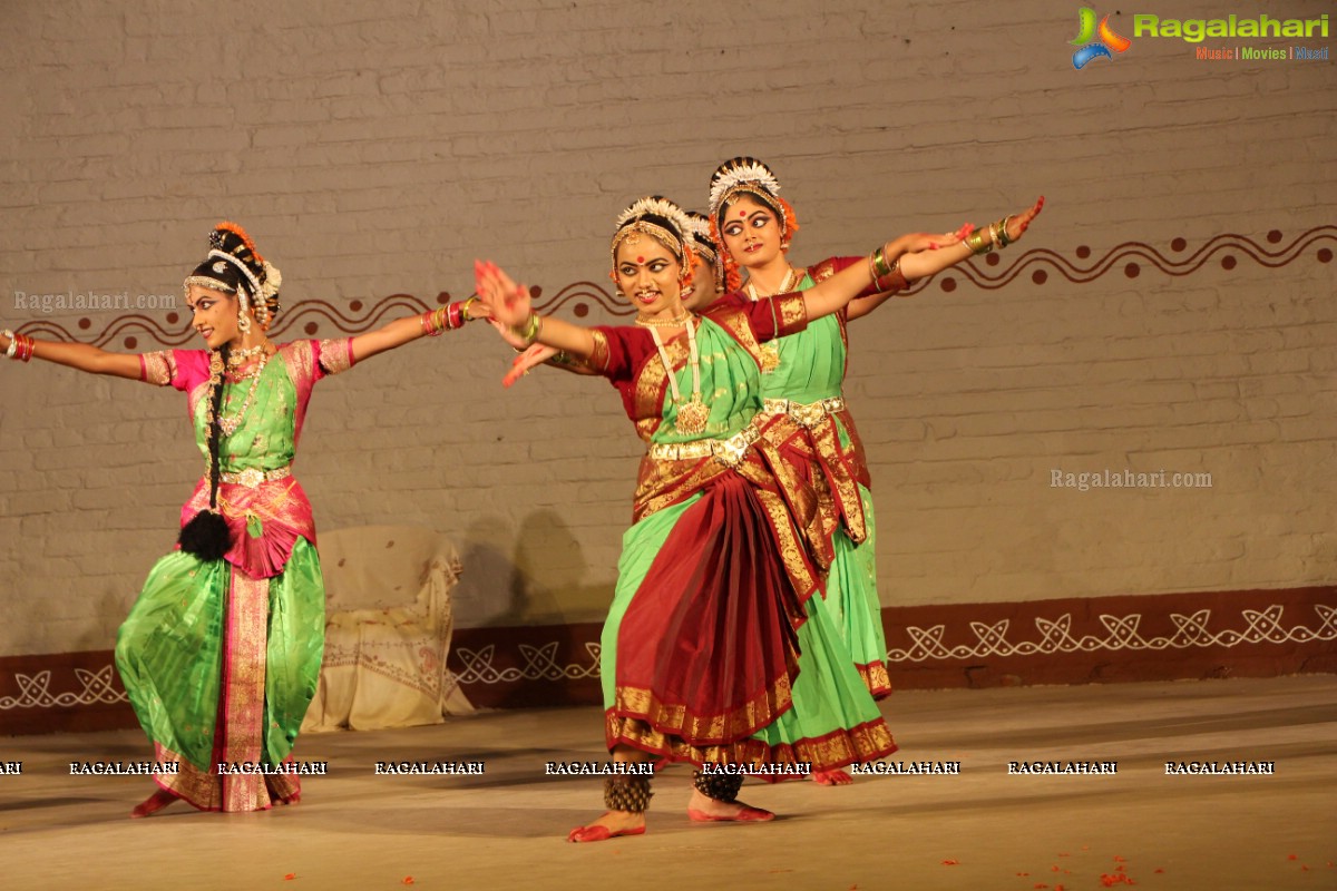 Kuchipudi Dance Ballet 'Sri Pathi Vaibhavam' by Guru Sridevi Students at Shilparamam