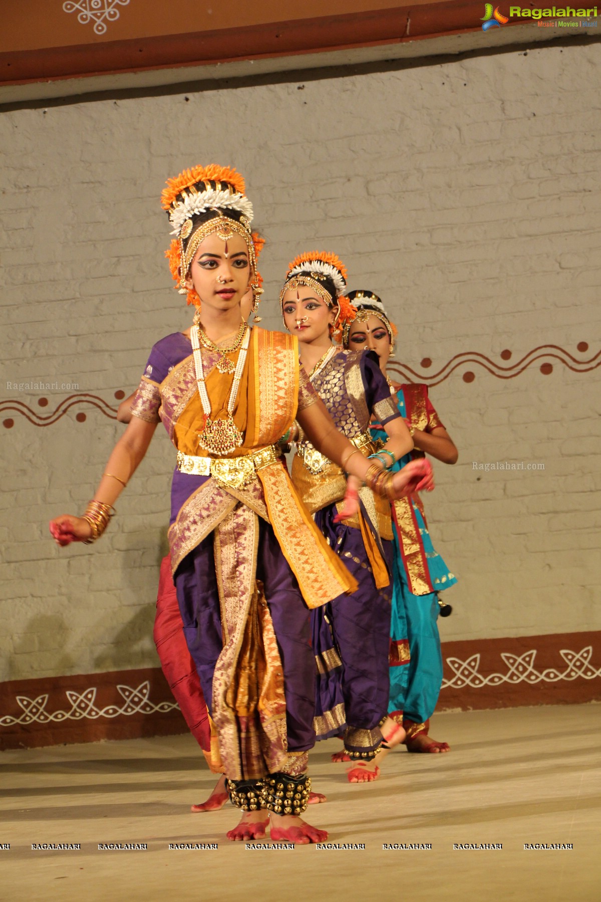 Kuchipudi Dance Ballet 'Sri Pathi Vaibhavam' by Guru Sridevi Students at Shilparamam