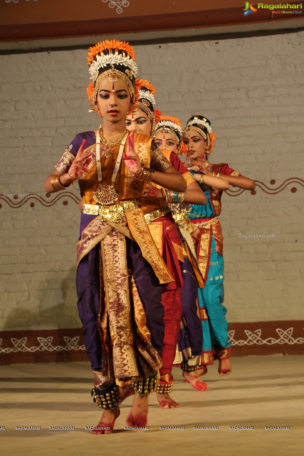 Kuchipudi Dance Ballet 'Sri Pathi Vaibhavam' by Guru Sridevi Students at Shilparamam