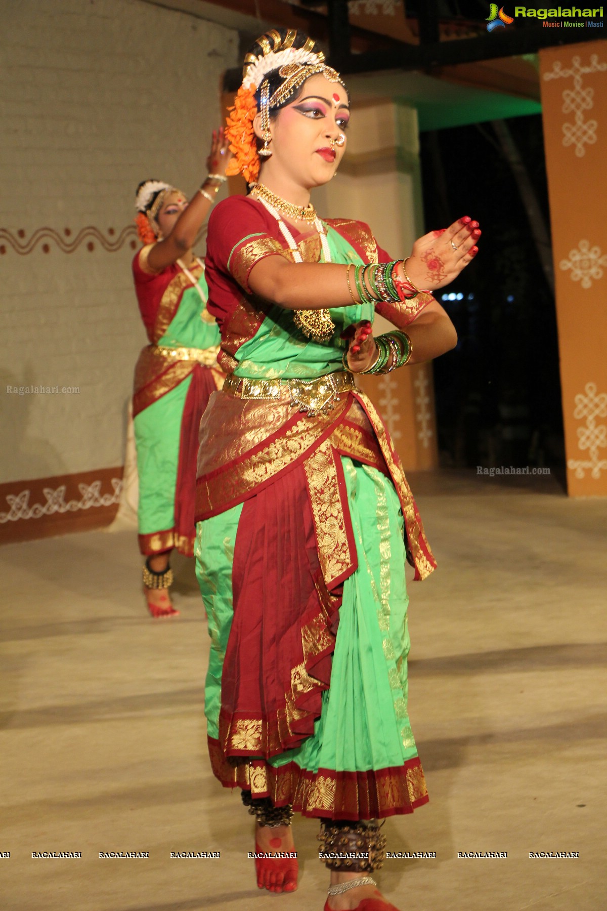 Kuchipudi Dance Ballet 'Sri Pathi Vaibhavam' by Guru Sridevi Students at Shilparamam