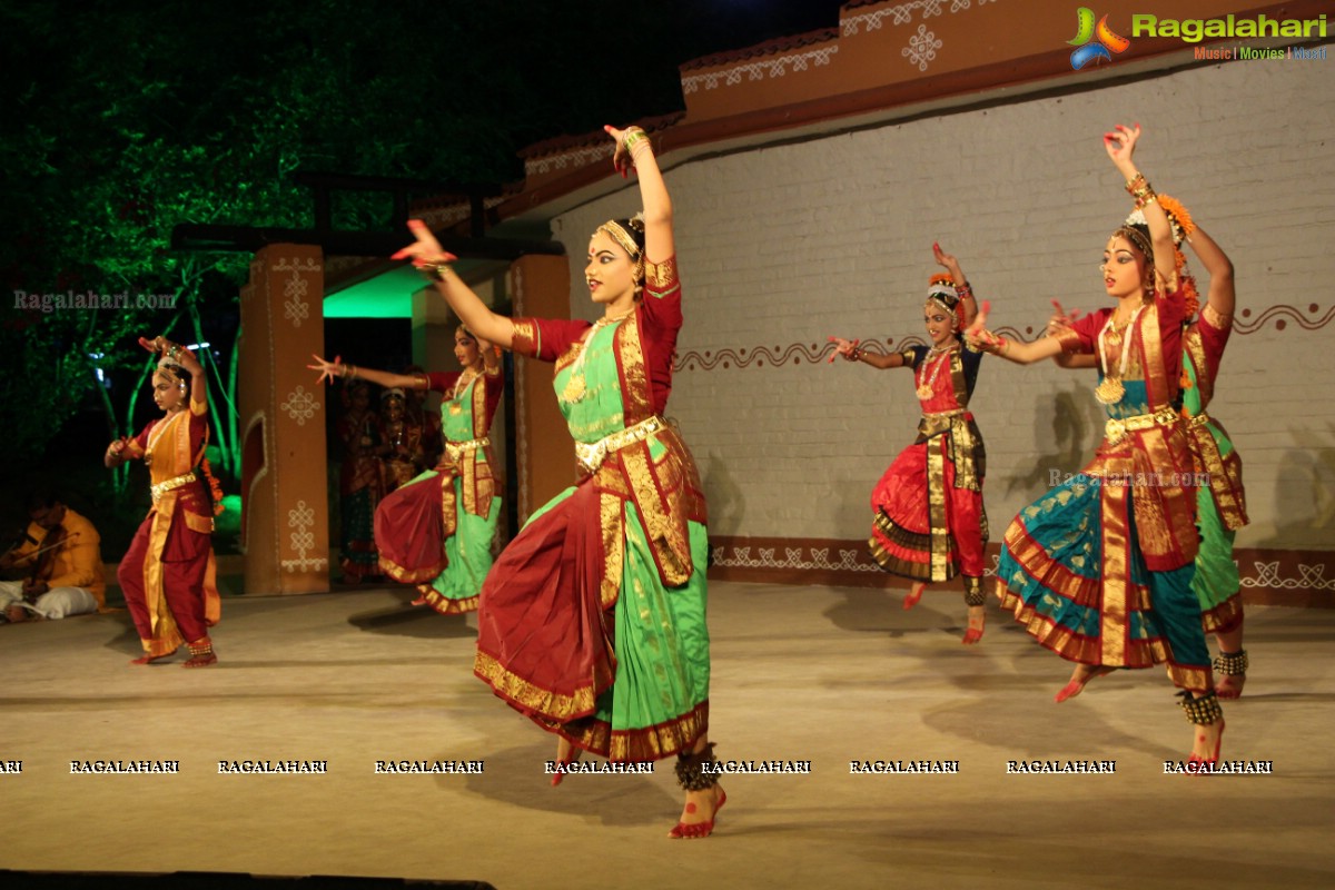 Kuchipudi Dance Ballet 'Sri Pathi Vaibhavam' by Guru Sridevi Students at Shilparamam