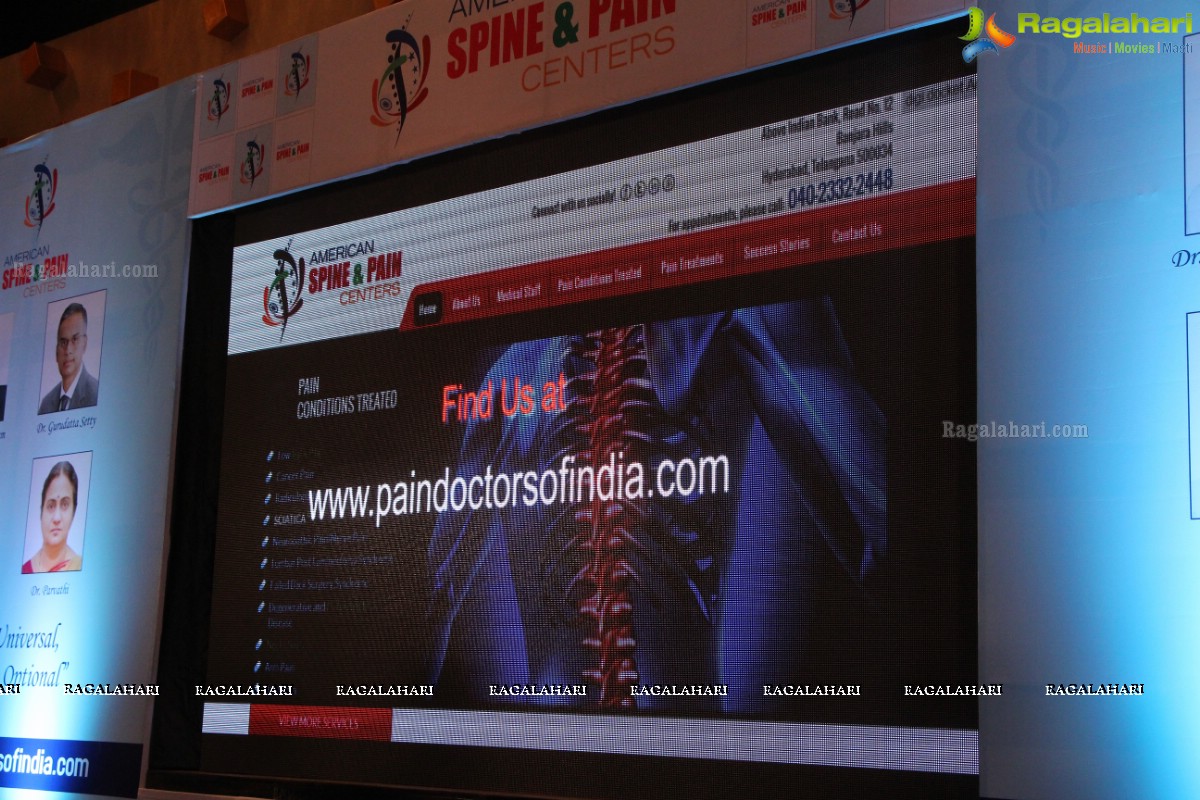 American Spine and Pain Center Logo and Web Portal Launch by KT Rama Rao