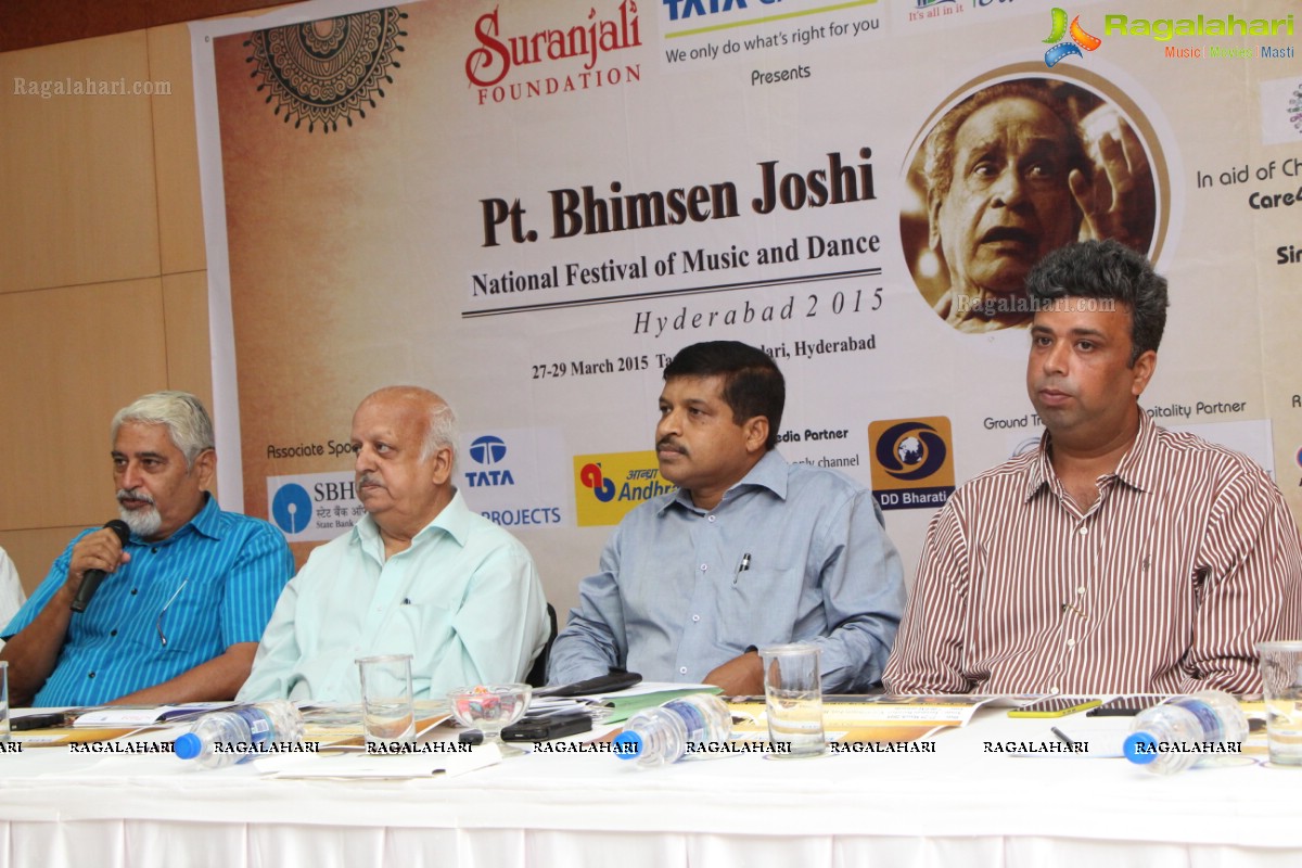 Suranjali Foundation - Pt. Bhimsen Joshi National Festival of Music and Dance Hyderabad 2015 Press Meet