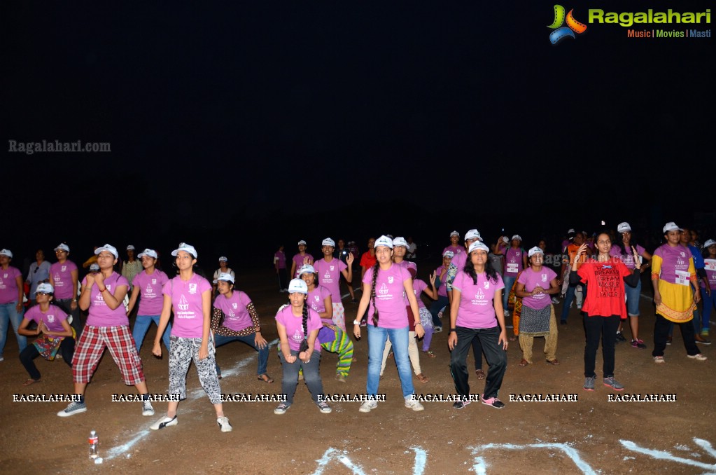 International Women's Day 2015 - Run-Cycle-Walk at People's Plaza, Hyderabad