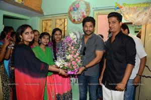 Allu Arjun at Ram Charan Birthday Programmes