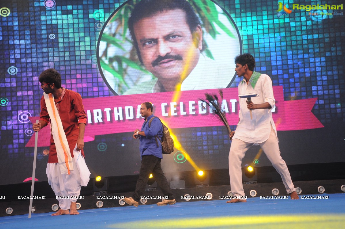 Mohan Babu Birthday Celebrations at Sri Vidyanikethan, Tirupati