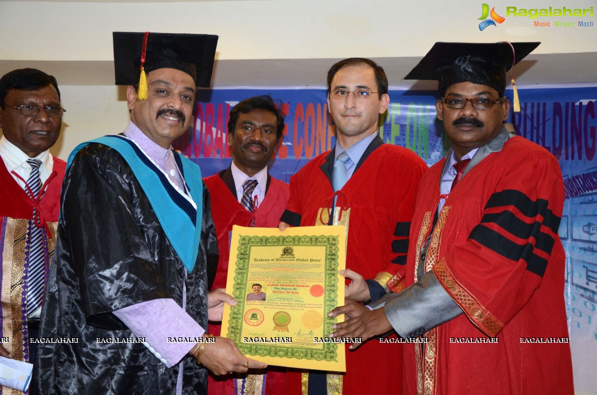 Naresh receives Doctorate from US University