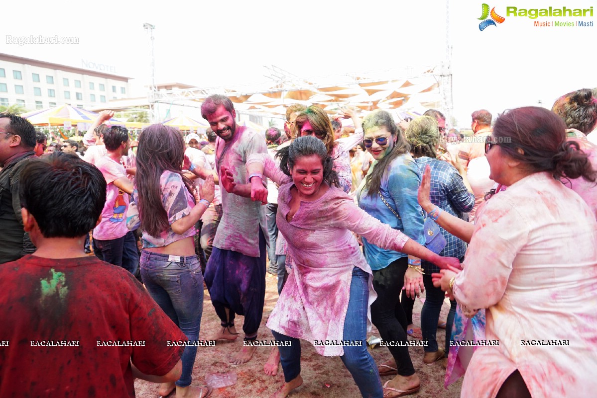 Bang Bang Holi Fest 2016 at Novotel, Hyderabad