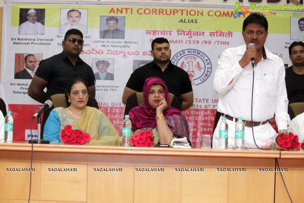 Telangana Anti Corruption Committee 1st Annual Day Celebrations