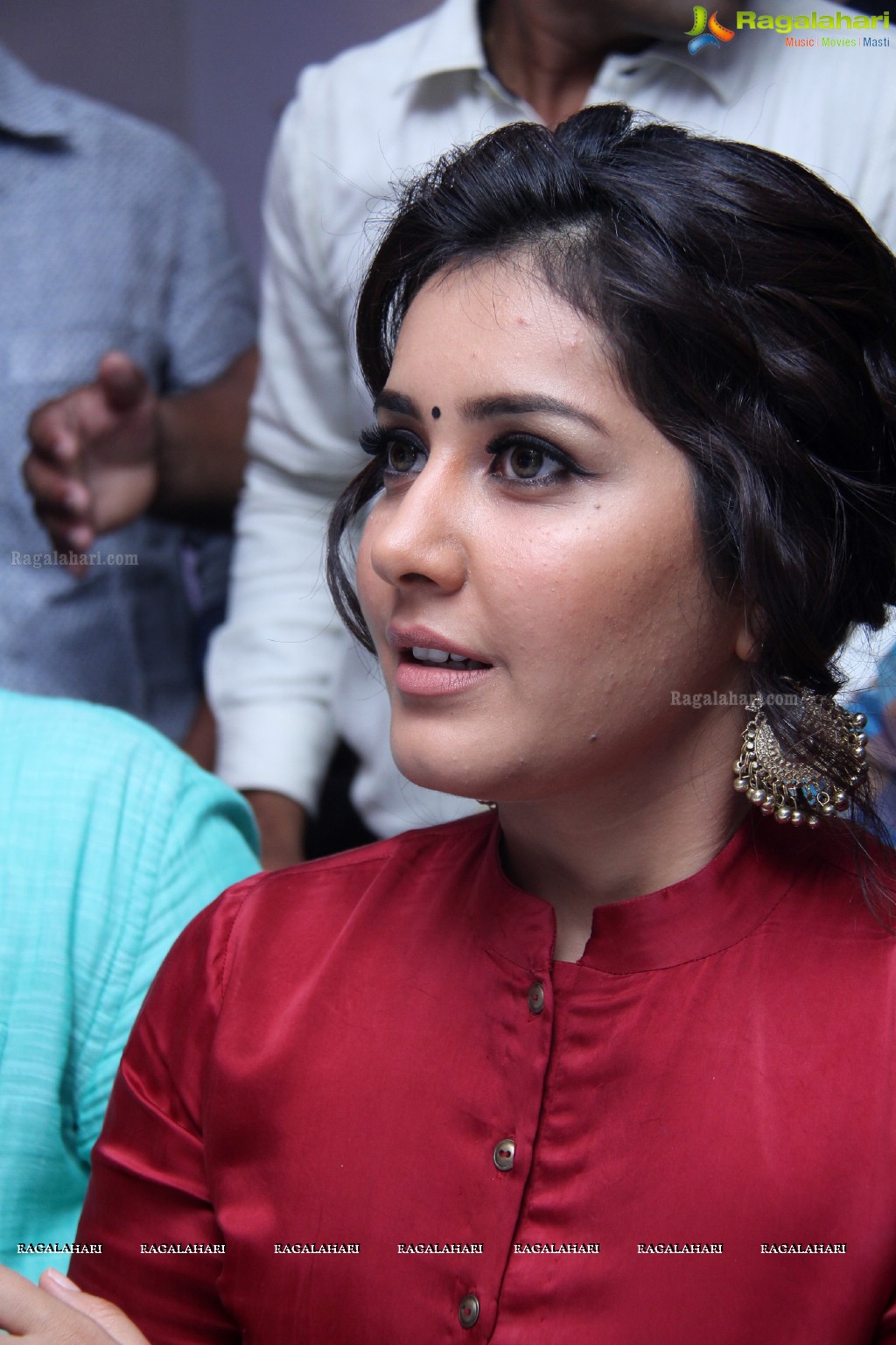 Raashi Khanna launches Bahar Cafe Restaurant at LB Nagar, Hyderabad