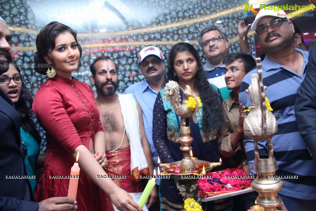 Raashi Khanna launches Bahar Cafe Restaurant at LB Nagar, Hyderabad