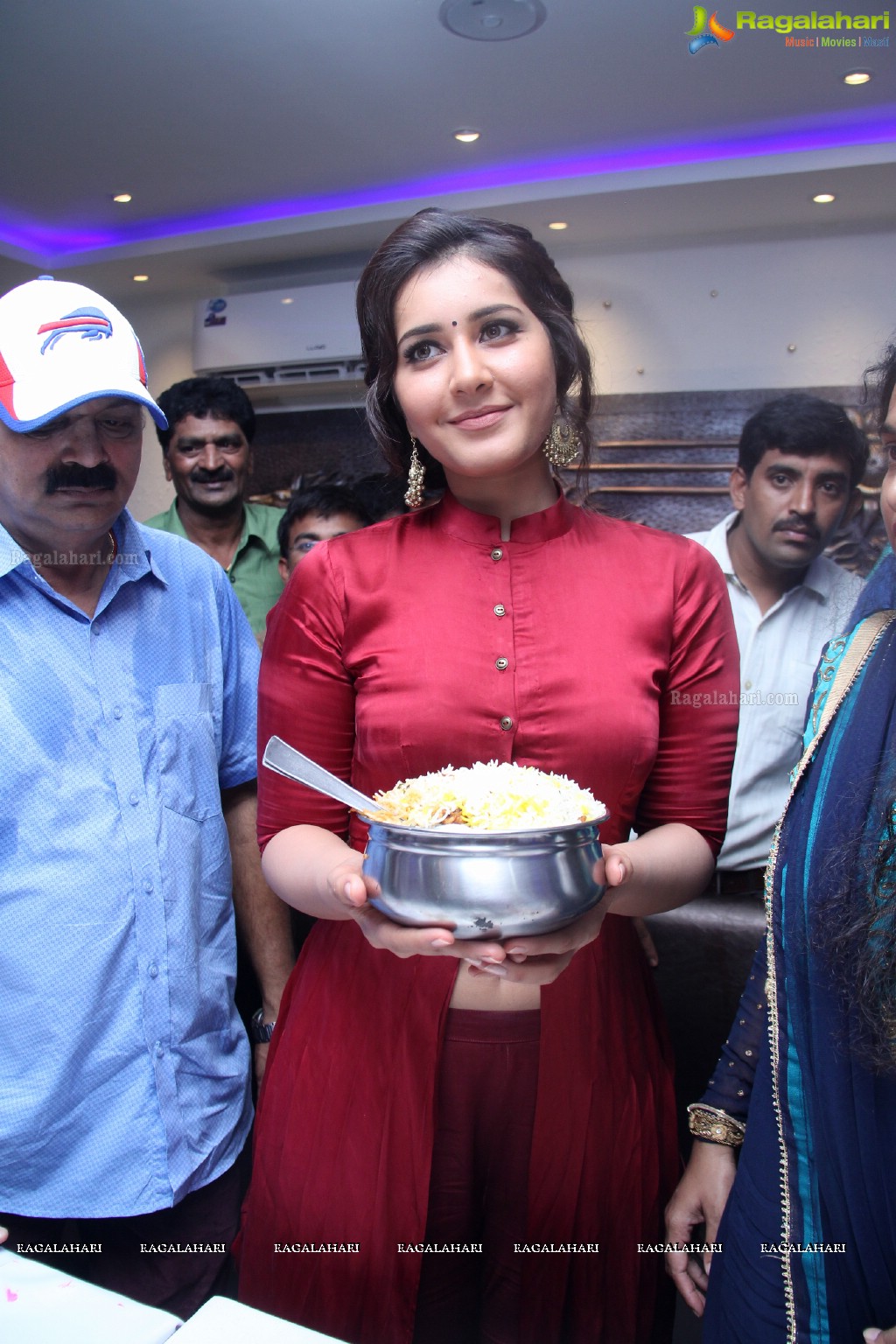 Raashi Khanna launches Bahar Cafe Restaurant at LB Nagar, Hyderabad