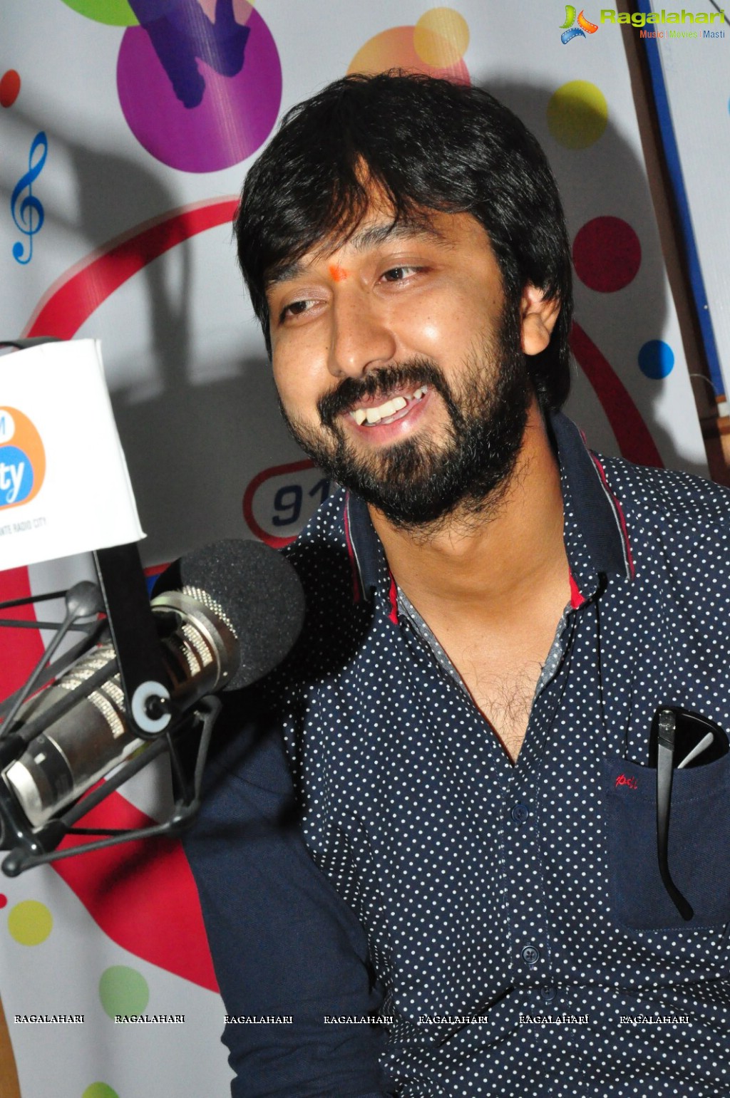 Director K. S. Ravindra (Bobby) at Radio City 91.1 FM, Hyderabad