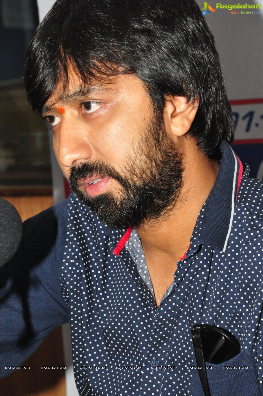 Director K. S. Ravindra (Bobby) at Radio City 91.1 FM, Hyderabad