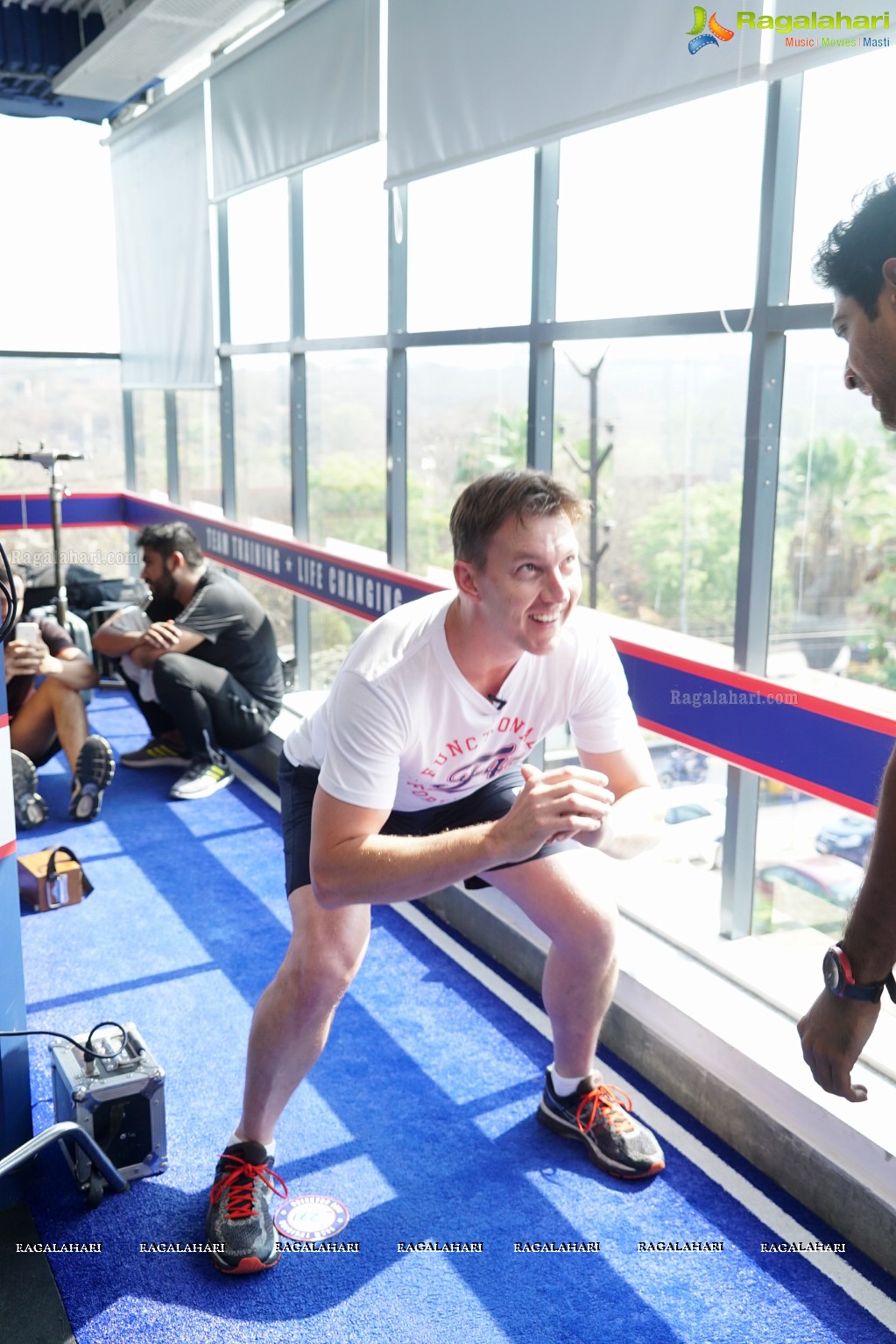 Australian International Cricketer Brett Lee at F45 Training, Film Nagar, Jubilee Hills, Hyderabad