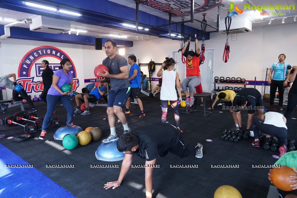 Australian International Cricketer Brett Lee at F45 Training, Film Nagar, Jubilee Hills, Hyderabad