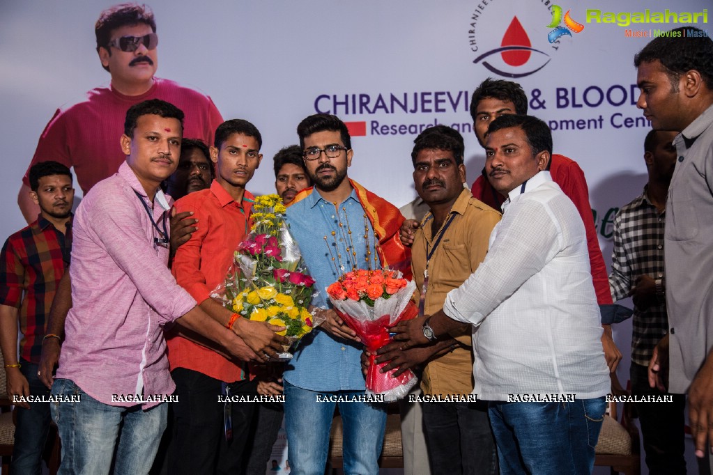 Chiranjeevi and Ram Charan thanked the Blood Donors