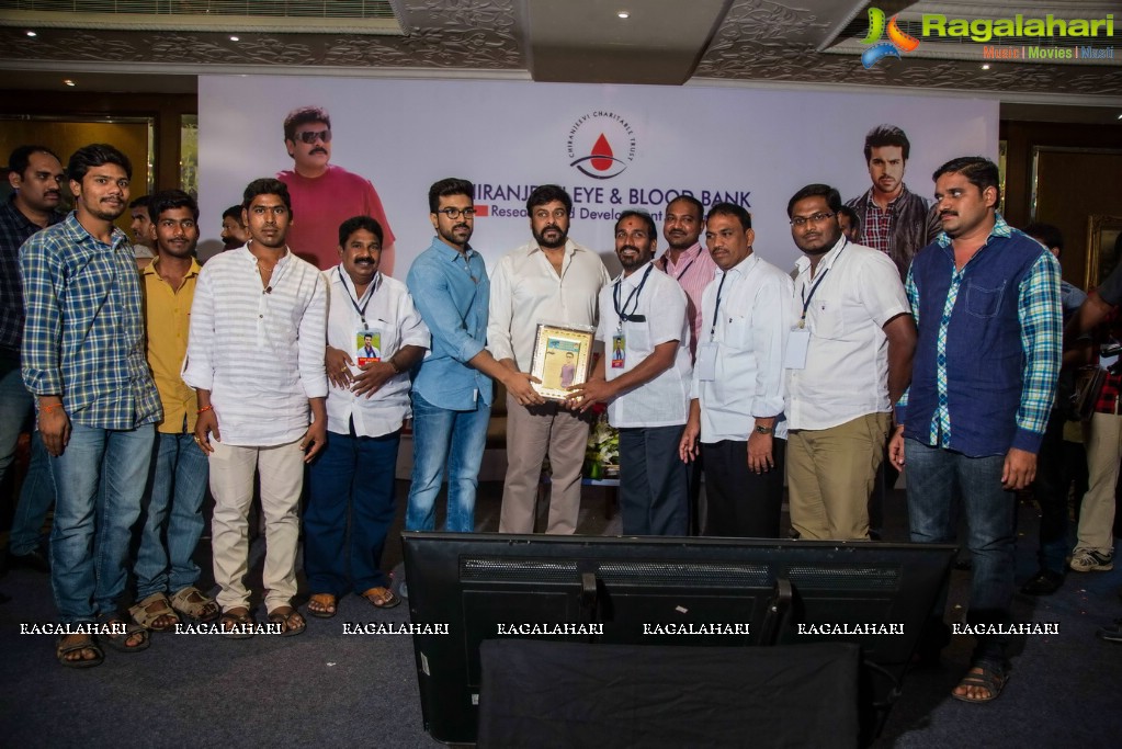Chiranjeevi and Ram Charan thanked the Blood Donors