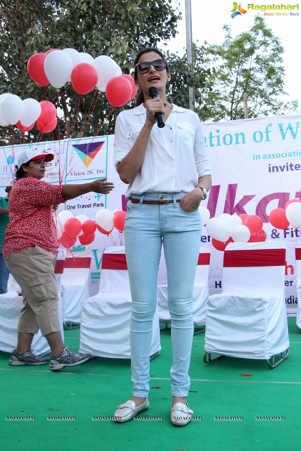 Health Minister Laxma Reddy flagged off COWE Walkathon, Hyderabad