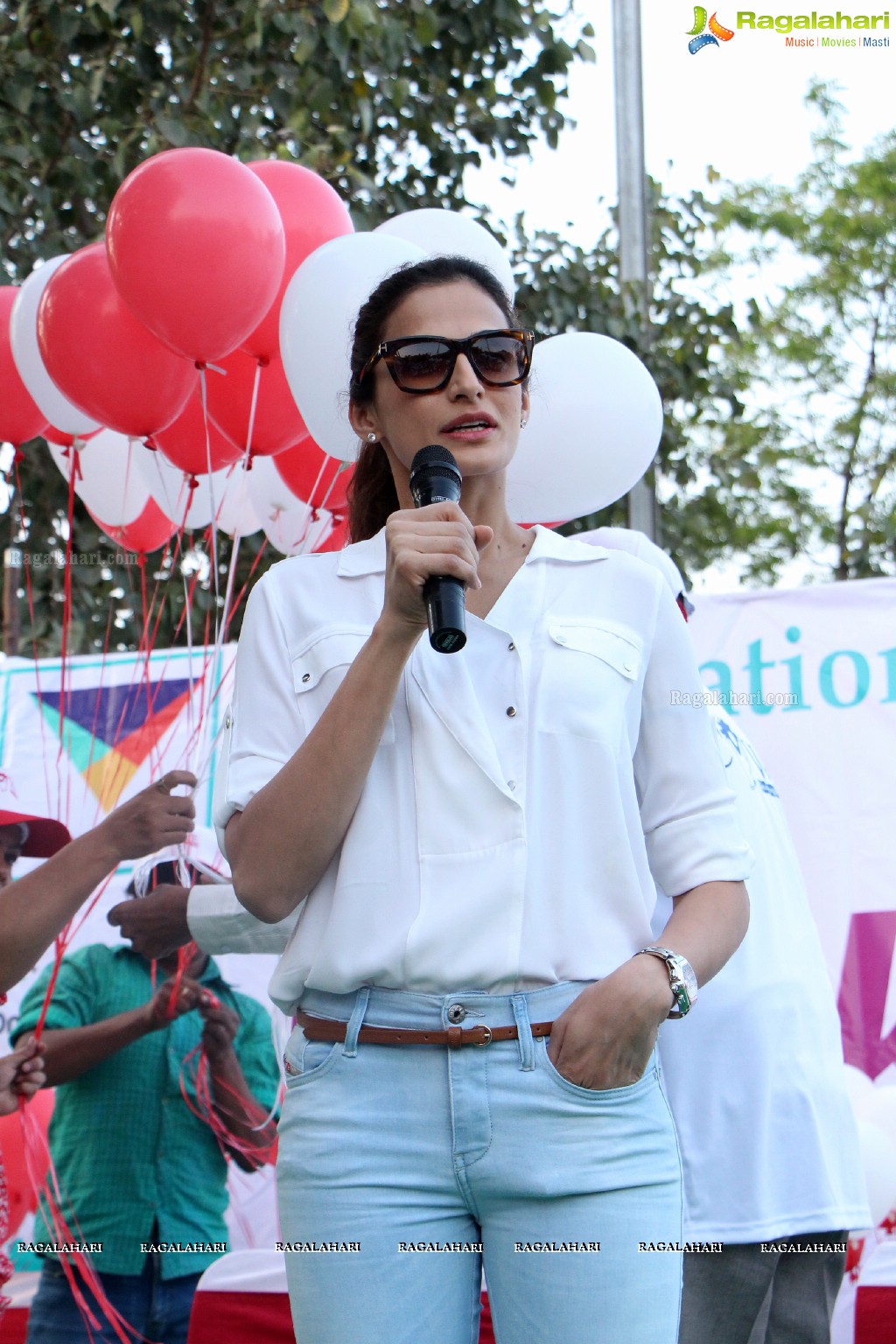 Health Minister Laxma Reddy flagged off COWE Walkathon, Hyderabad